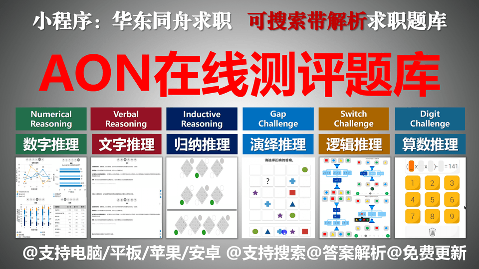 AON在线测评题库