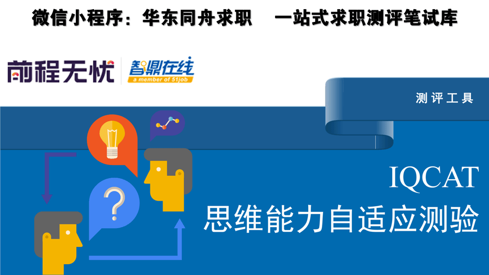 IQCAT思维能力自适应测验智鼎题库